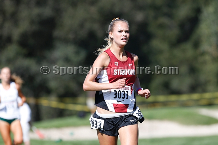 2014StanfordCollWomen-388.JPG - College race at the 2014 Stanford Cross Country Invitational, September 27, Stanford Golf Course, Stanford, California.